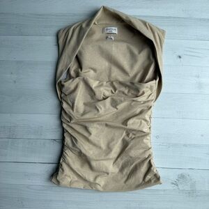 Aritzia Original Contour Flourish Top in Cream Size S